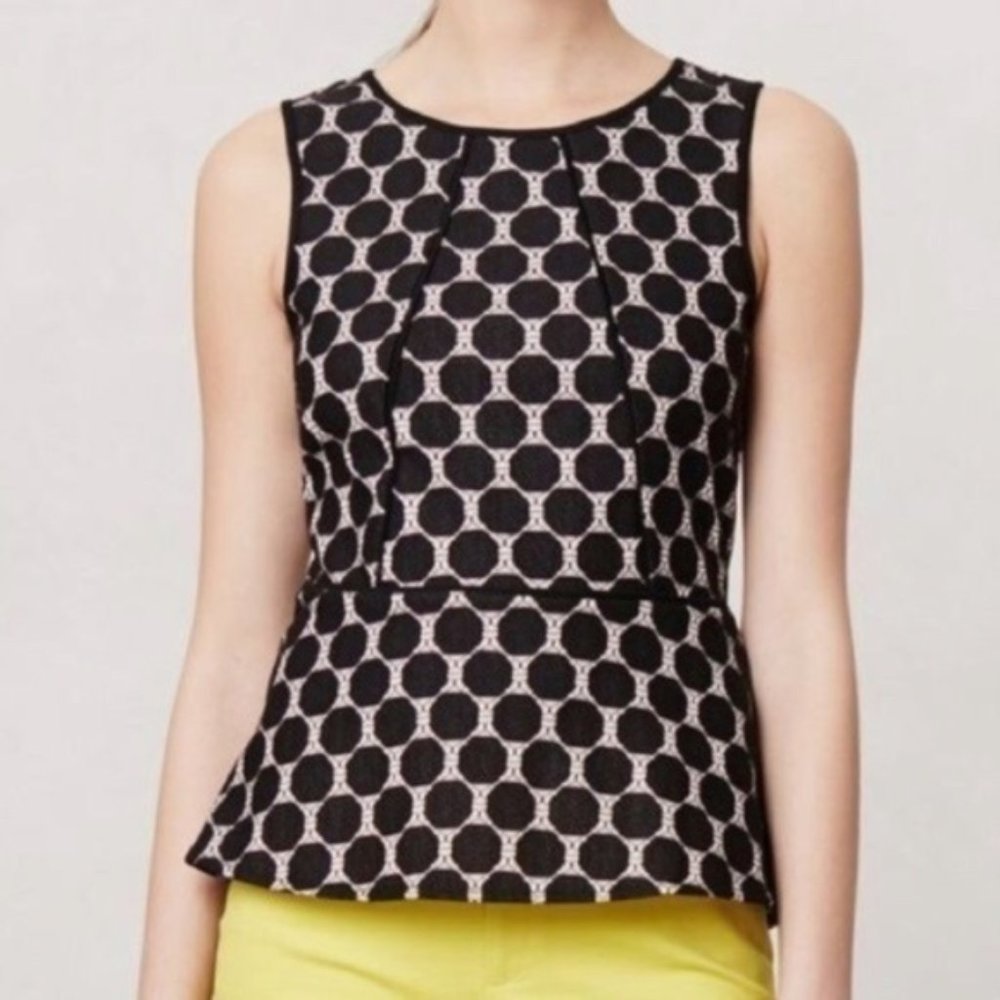 Anthropologie Weston Wear Peplum Top